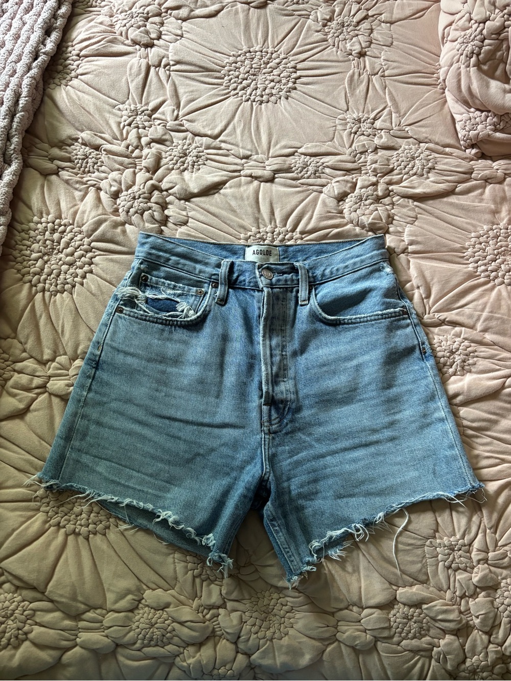 AGOLDE Riley Short in Snapshot
